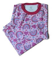  Pijama Infantil Tamanho 10 Feminino Manga Longa  - Foto 6