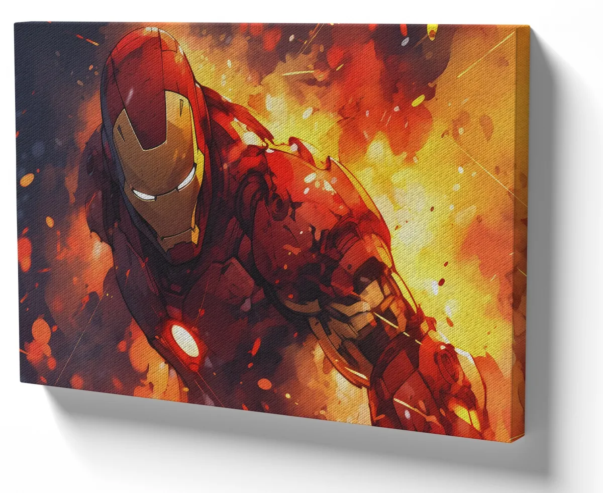 Azulejo decorativo personalizado parede ou mesa Homem de Ferro iron man Imagem