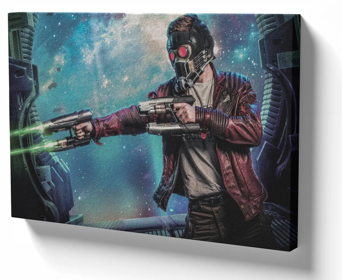 Azulejo decorativo personalizado parede ou mesa Peter Quill senhor das estrelas