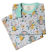 Pijama Infantil Tamanho 12 Feminino Longo com Punho - Foto 6