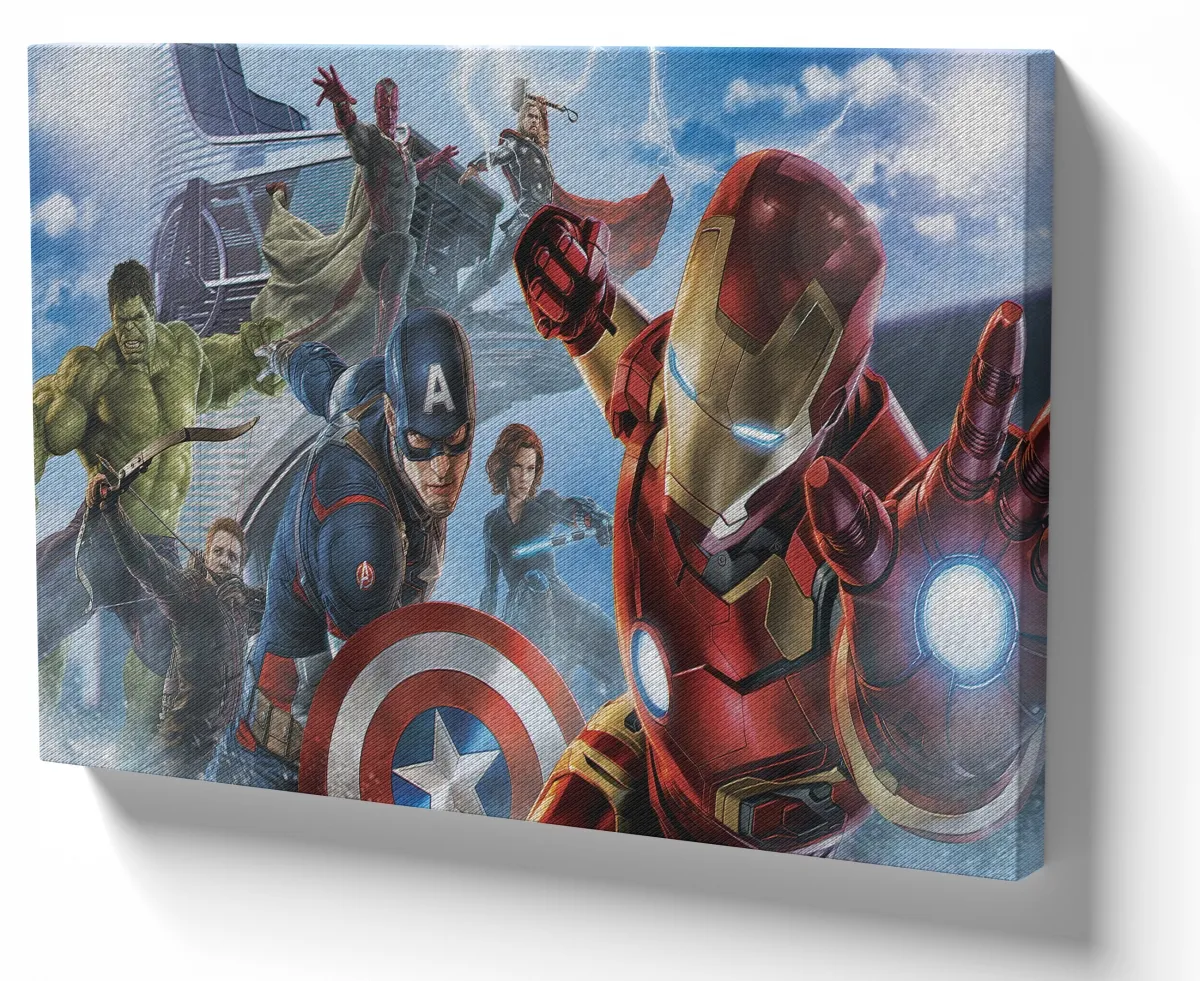 Azulejo decorativo personalizado parede ou mesa Vingadores cartoon