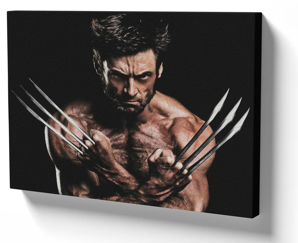 Azulejo decorativo personalizado parede ou mesa Wolverine garras Imagem