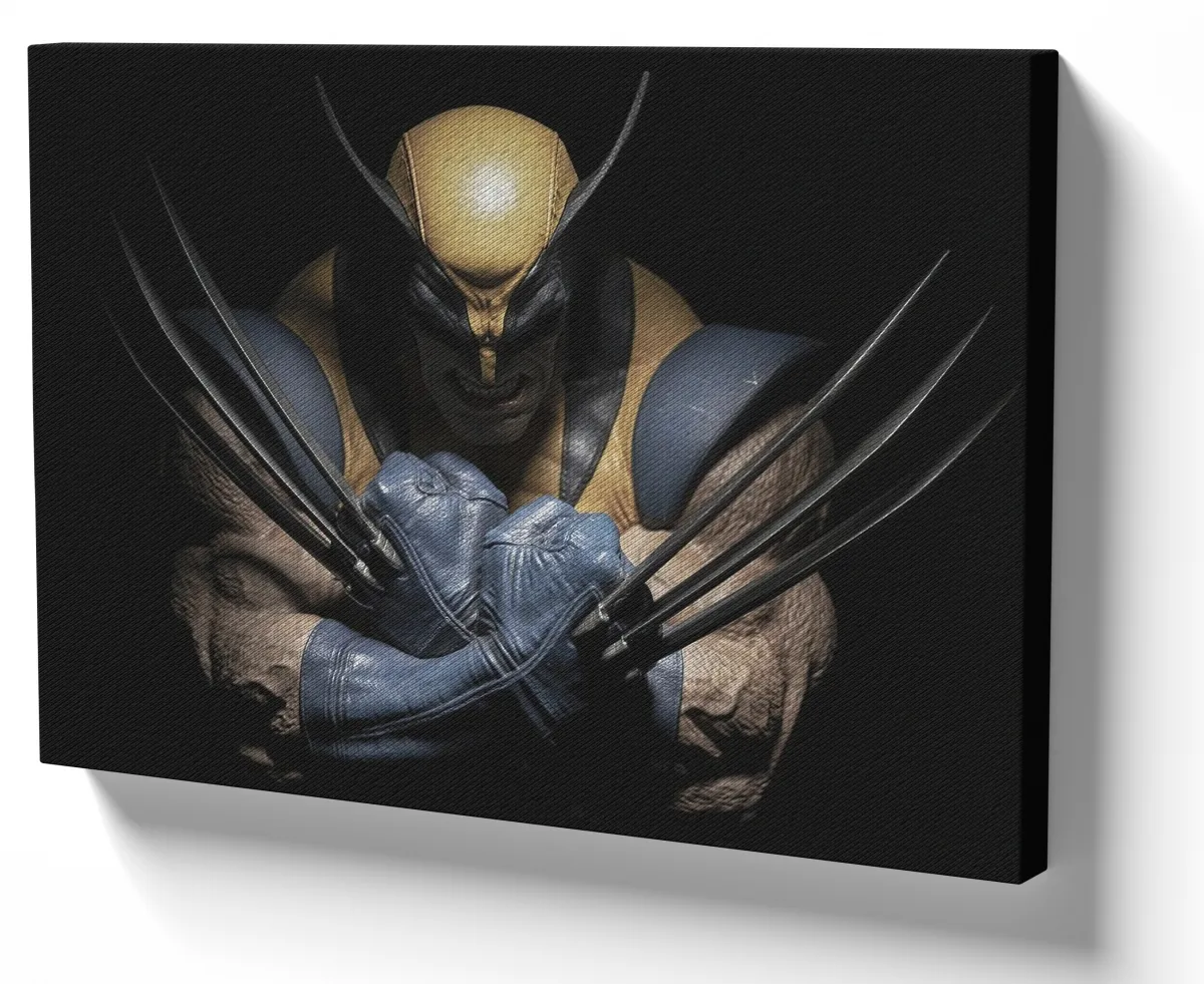 Azulejo decorativo personalizado parede ou mesa Wolverine uniforme