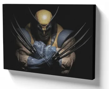 Azulejo decorativo personalizado parede ou mesa Wolverine uniforme