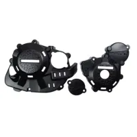 PROTETOR TAMPA LATERAL MOTOR TORNADO PRETO - AMX