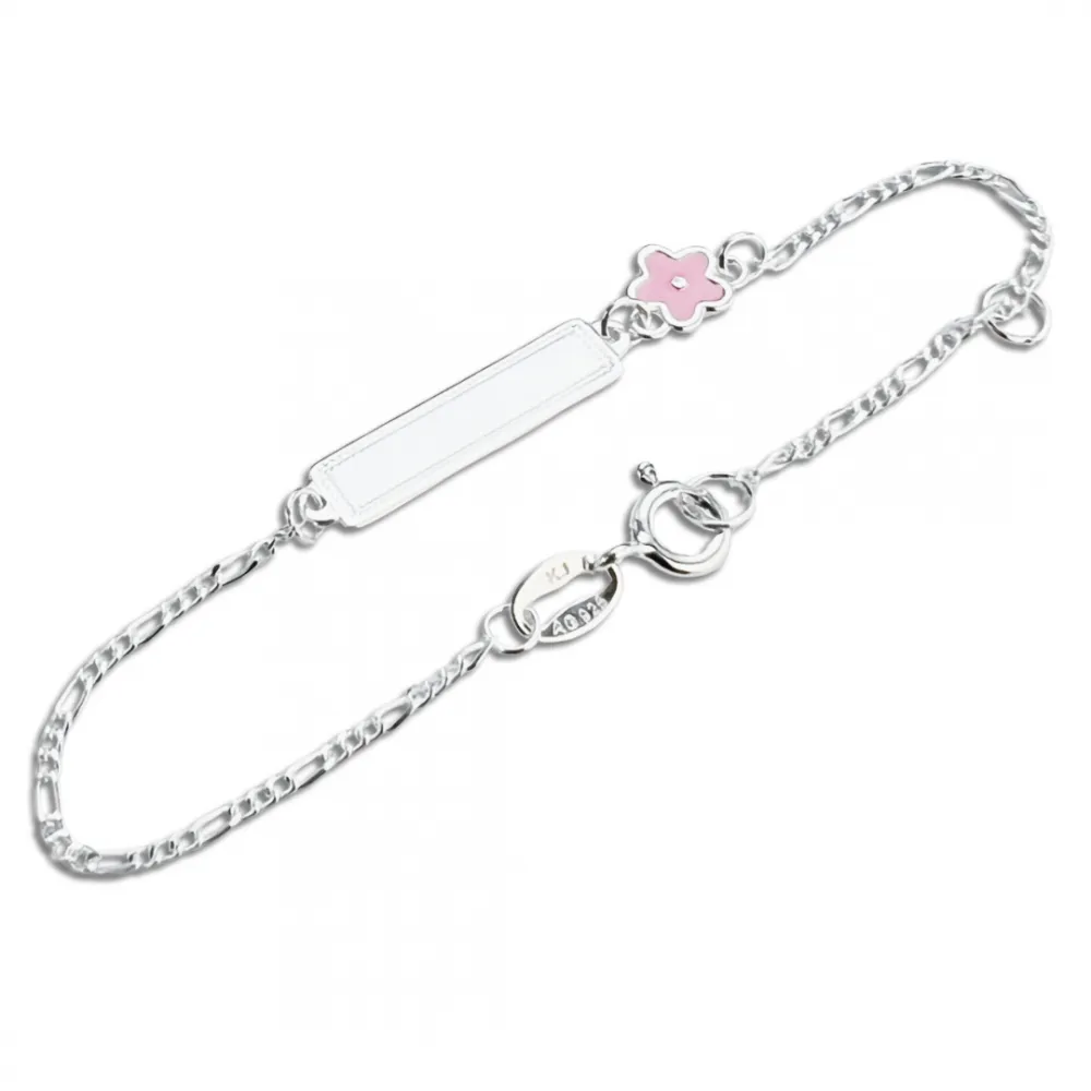 Pulseira de prata alta 925 infantil - 240921