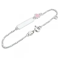 Pulseira de prata alta 925 infantil - 240921