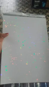 PAPEL FOTOGRAFICO PLASTICO PVC ADESIVO CAQUINHO 3D A4 130G 20F - Foto 2