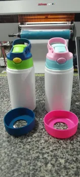 BASE SUPORTE DE SILICONE PARA GARRAFA 400ML 500ML - Foto 2