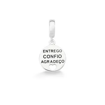 Berloque de Prata 950 -Mantra - 251912