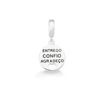 Berloque de Prata 950 -Mantra - 251912