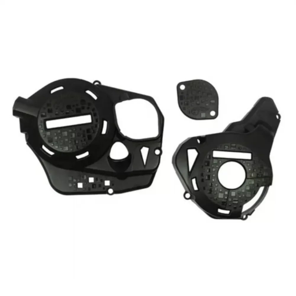 PROTETOR TAMPA LATERAL MOTOR DEFENDER CRF 250F PRETO - AMX