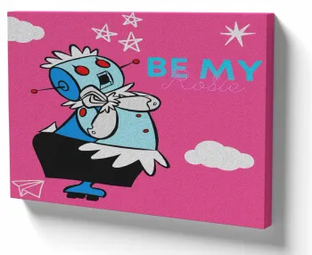 Azulejo decorativo personalizado parede ou mesa Rosie jetsons desenho antigo