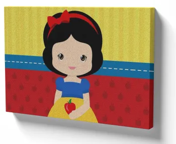 Azulejo decorativo personalizado parede ou mesa Branca de Neve disney