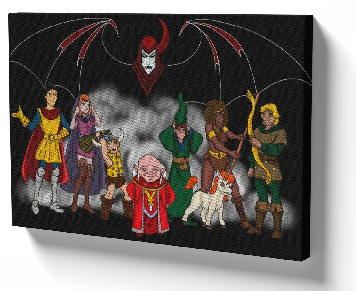 Azulejo decorativo personalizado parede ou mesa Caverna dragão dungeons dragons Imagem