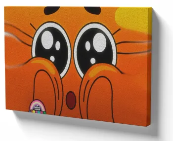 Azulejo decorativo personalizado parede ou mesa Darwin incrível mundo Gumball