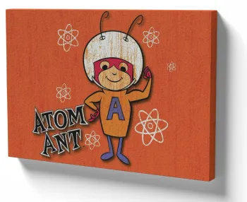 Azulejo decorativo personalizado parede ou mesa Formiga Atômica super heroi antigo