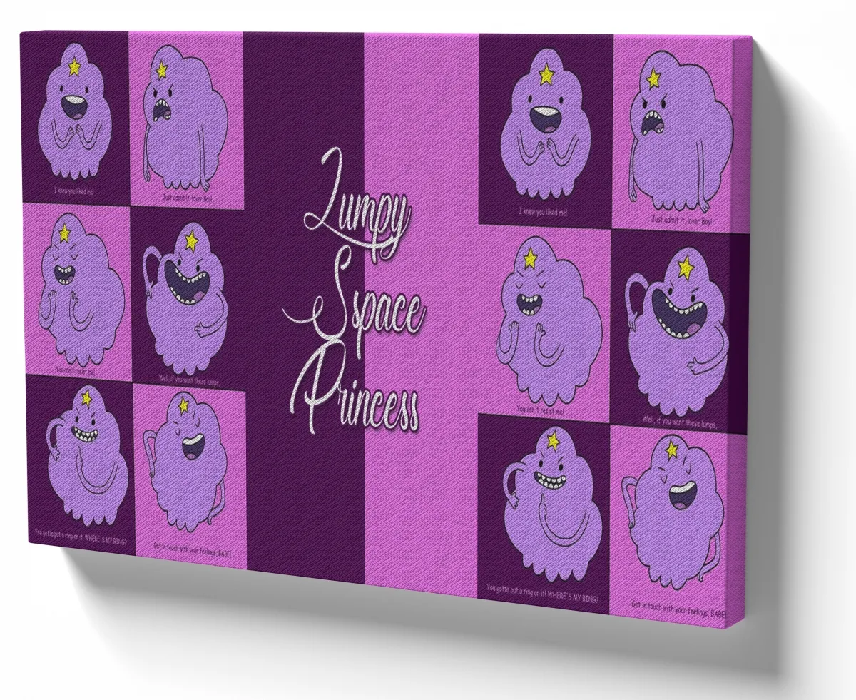 Azulejo decorativo personalizado parede ou mesa Lumpy space Princess Caroço aventura