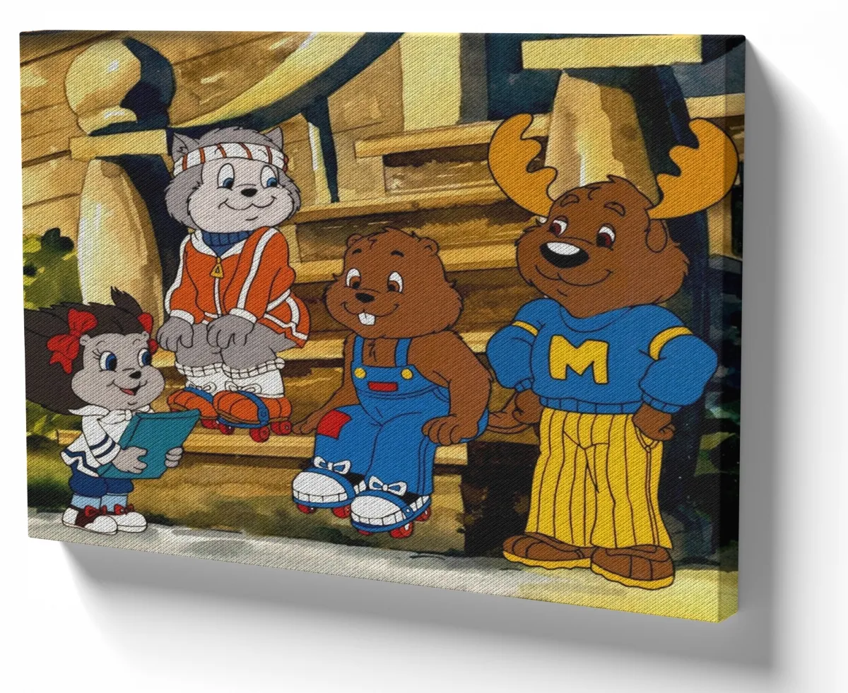 Azulejo decorativo personalizado parede ou mesa Nossa Turma Imagem