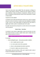 829 - Inglês - Vozes Verbais - Active Voice e Passive Voice -  9º ano - PDF com 10 páginas - Foto 2