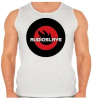 Camiseta Regata adulto ou infantil audioslave banda rock antiga - Foto 2
