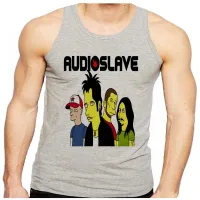 Camiseta Regata adulto ou infantil audioslave simpsons banda rock - Foto 2