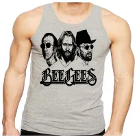 Camiseta Regata adulto ou infantil Beegees banda rock antiga - Foto 2