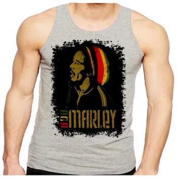 Camiseta Regata adulto ou infantil Boa Marley reggae