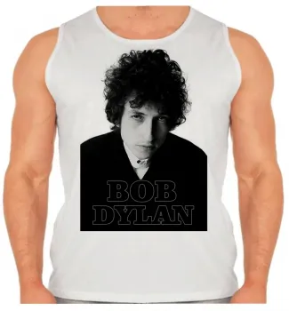 Camiseta Regata adulto ou infantil Bob Dylan musica rock antigo - Foto 2