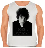 Camiseta Regata adulto ou infantil Bob Dylan musica rock antigo - Foto 2