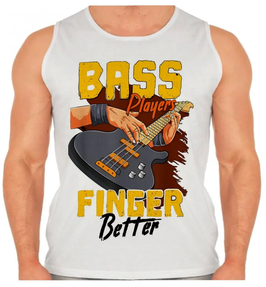 Camiseta Regata adulto ou infantil Contra baixo rock musico Imagem