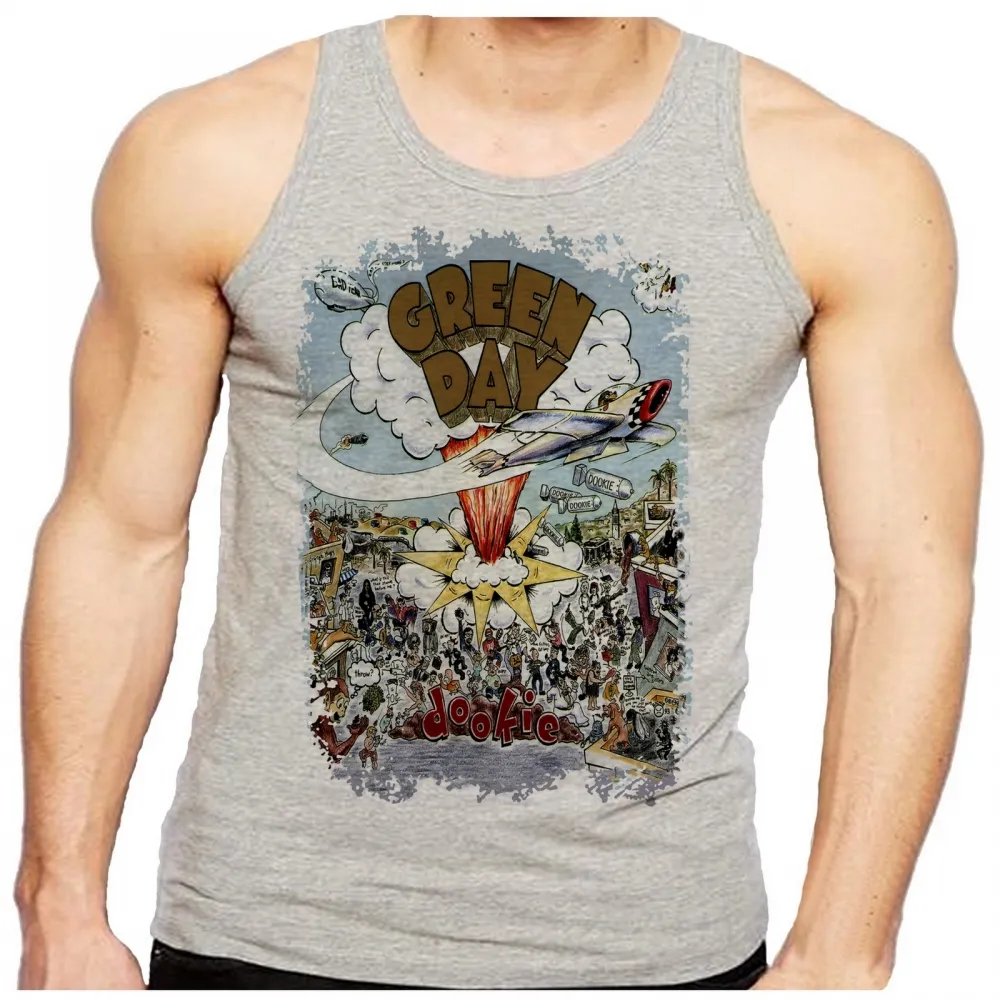 Camiseta Regata adulto ou infantil Green day dookie basket case