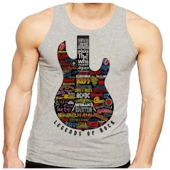 Camiseta Regata adulto ou infantil guitarra bandas rock famosas - Foto 2