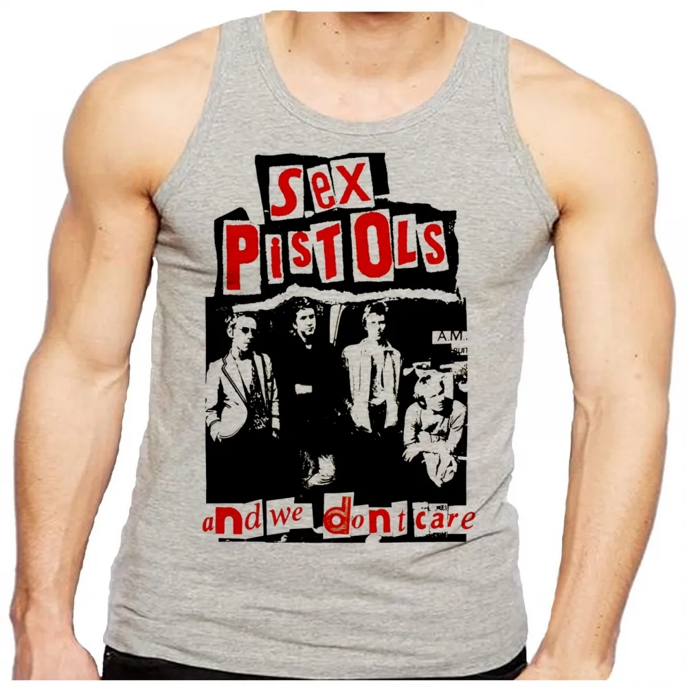 Camiseta Regata adulto ou infantil sex pistols banda rock antiga Imagem