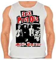 Camiseta Regata adulto ou infantil sex pistols banda rock antiga - Foto 2