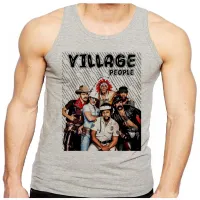 Camiseta Regata adulto ou infantil Vilage People banda antiga - Foto 2