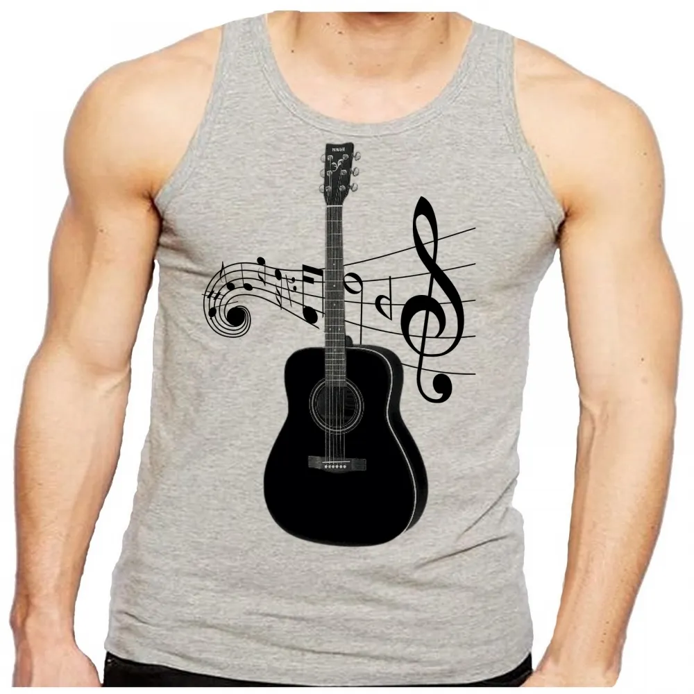 Camiseta Regata adulto ou infantil Violão musica musico artista