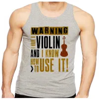 Camiseta Regata adulto ou infantil Violino musica classica musico - Foto 2