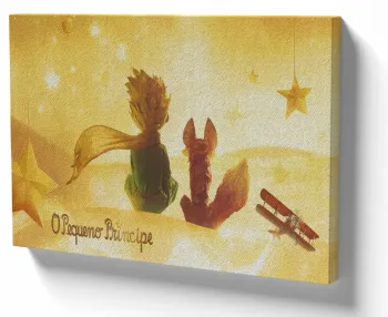 Azulejo decorativo personalizado parede ou mesa pequeno príncipe raposa