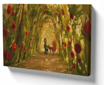 Azulejo decorativo personalizado parede ou mesa pequeno príncipe rosas