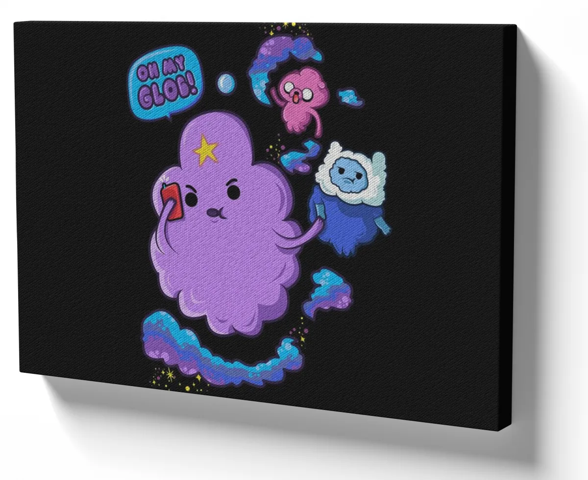 Azulejo decorativo personalizado parede ou mesa Princesa Caroço Finn Jake