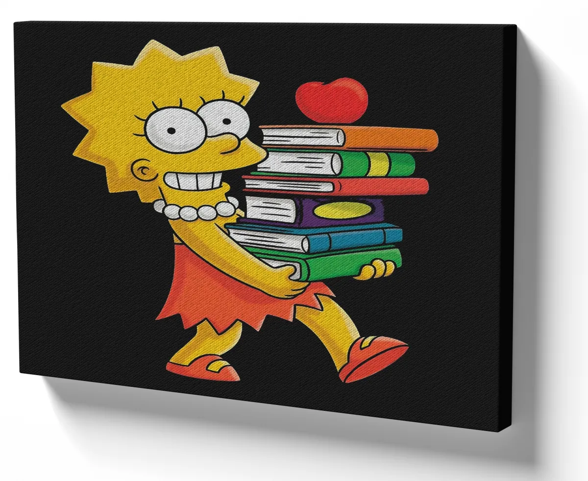 Azulejo decorativo personalizado parede ou mesa Simpsons Lisa Maggie Marge Homer Imagem
