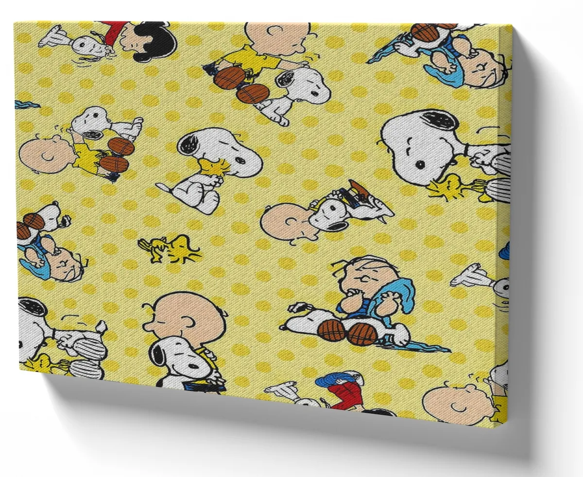 Azulejo decorativo personalizado parede ou mesa Snoopy Charlie Brown fundo