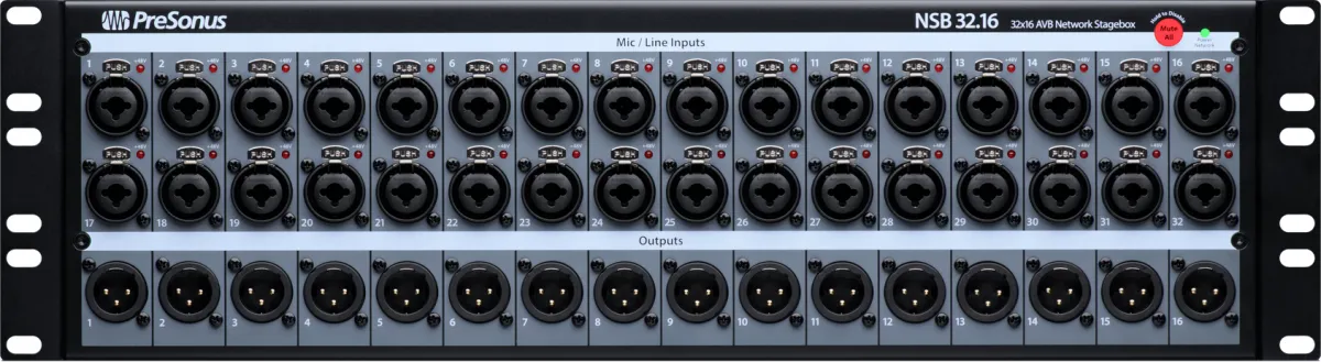 Stage Box Presonus NSB32.16 AVB Imagem