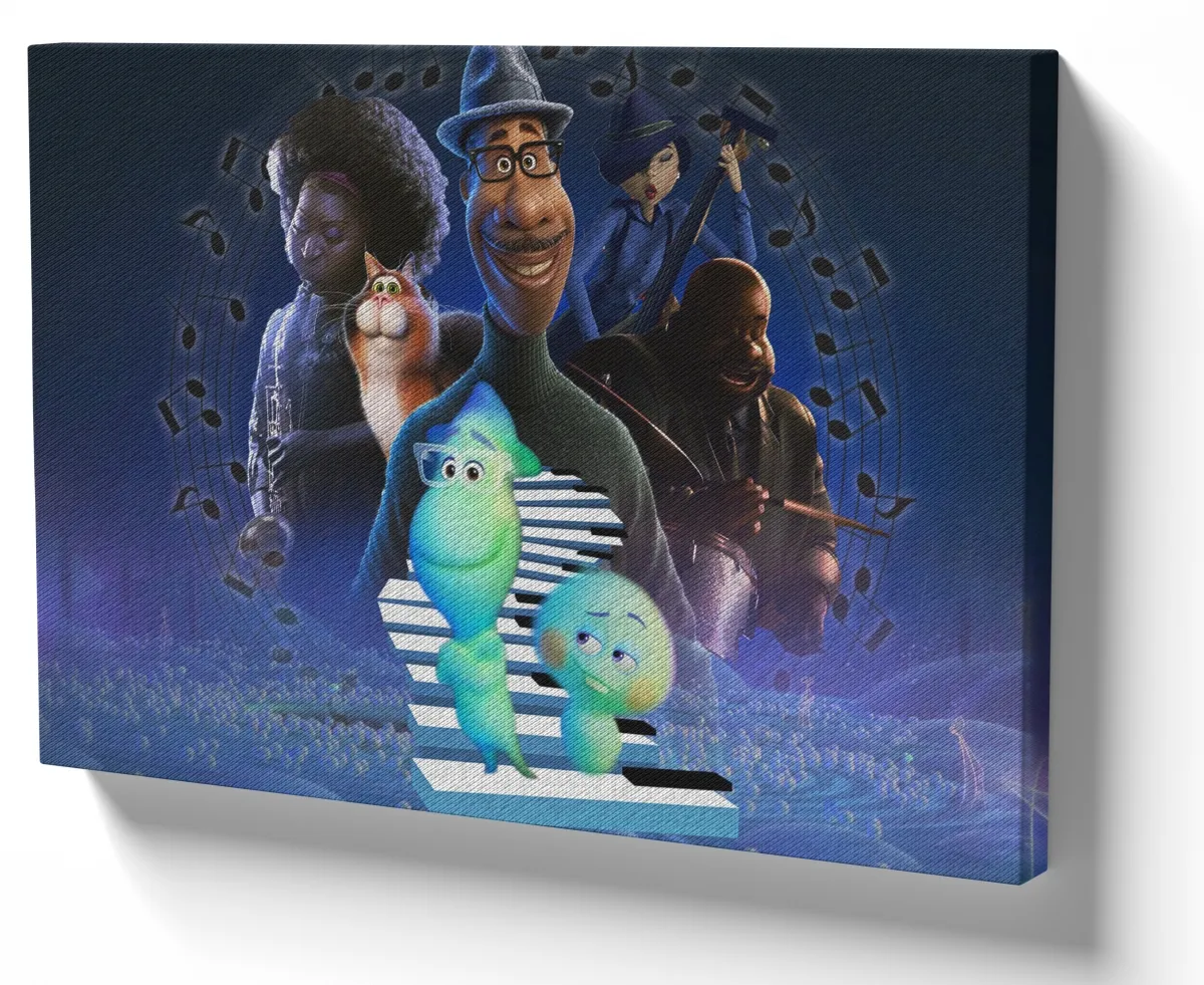 Azulejo decorativo personalizado parede ou mesa Soul Disney jazz
