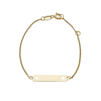 Pulseira de ouro amarelo 416 - infantil - 640498