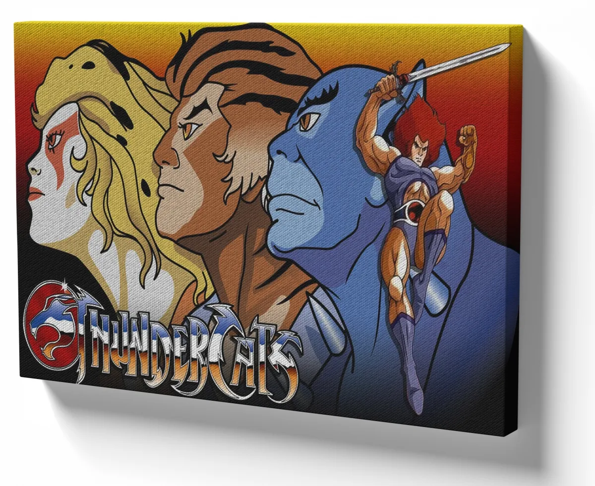 Azulejo decorativo personalizado parede ou mesa Thundercats Lion Pantro Tygra Sheetara