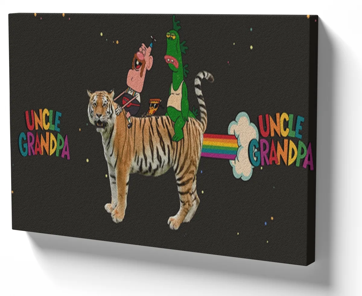 Azulejo decorativo personalizado parede ou mesa Titio Avô espaço tigreza