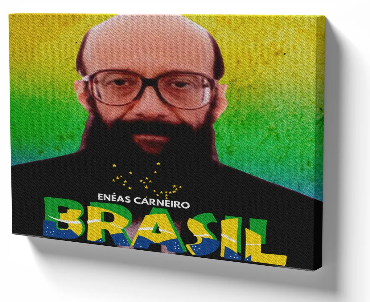 Azulejo decorativo personalizado parede ou mesa Enéas Carneiro Brasil Imagem