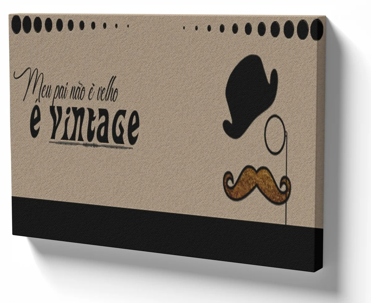 Azulejo decorativo personalizado parede ou mesa Meu pai é vintage papai antigo